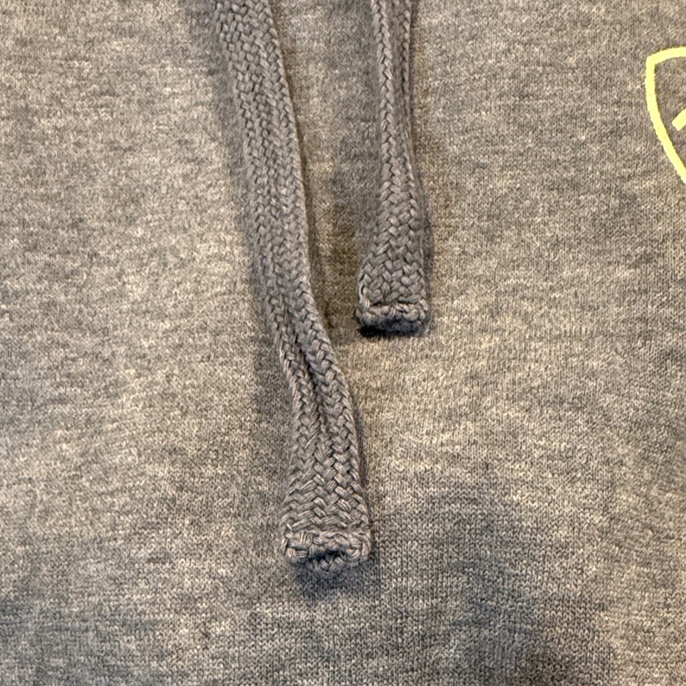 Ariat Heather Blue Hoodie with Logo - size XLT - Picture 6 of 6